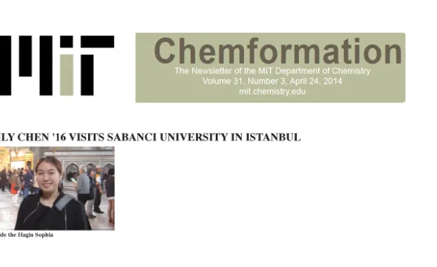 MIT öğrencisi Lily Chen'in Sabancı Üniversitesi izlenimleri