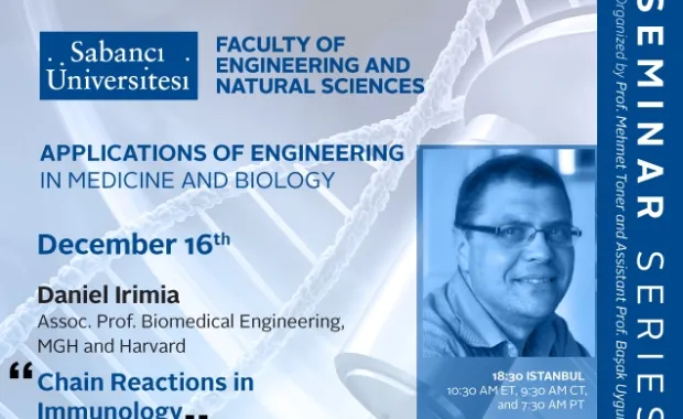 Daniel Irimia'dan "Chain Reactions in Immunology" semineri