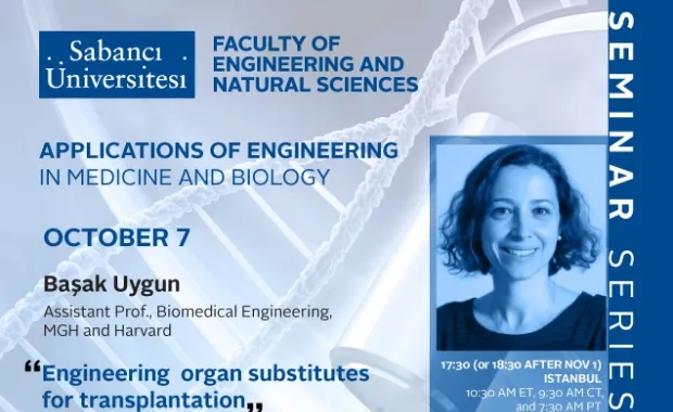 Başak Uygun'dan "Engineering Organ Substitutes for Transplantation" semineri
