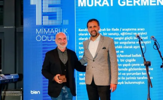 Öğretim Üyemiz Murat Germen'e TSMD Mimarlığa Katkı Ödülü