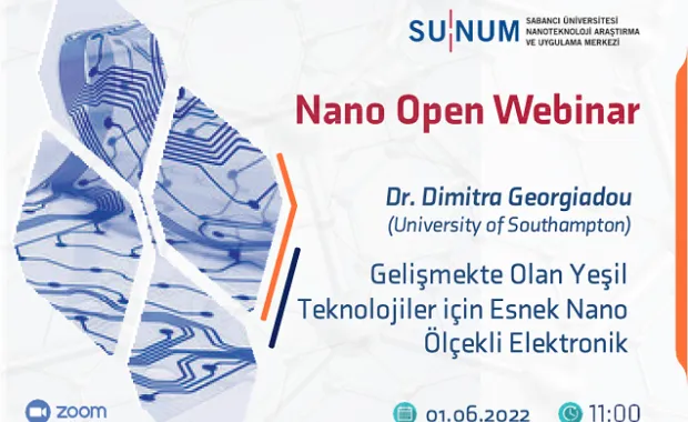 Nano Open Seminer Serisi'nin yeni konuğu Dr. Dimitra Georgiadou