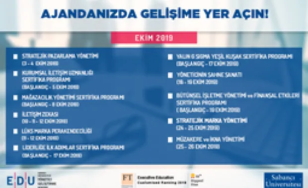 EDU'dan profesonellere yönelik Açık Eğitimler