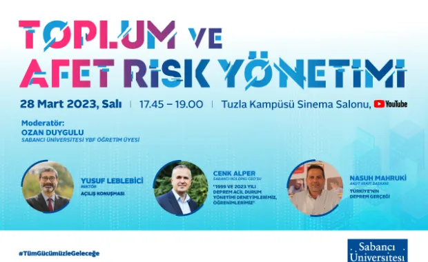 “Toplum ve Afet Risk Yönetimi” Seminer Dizisi Başlıyor