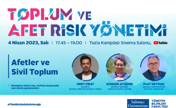 “Toplum ve Afet Risk Yönetimi” Seminerinin İkincisi 4 Nisan’da