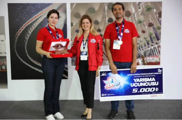 Our Ph.D. student received TEKNOFEST 2022 Environment and Energy Technologies Competition Award