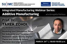 SU-IMC Thematic Webinar Series&#039;s new guest is Tarek Zohdi