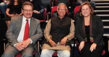 Nobel Peace Prize laureate Professor Muhammad Yunus spoke on the importance of social entrepreneurship