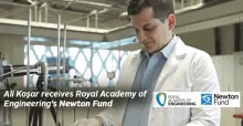 Ali Koşar receives Young Scientist of the Year Award