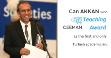 Our Faculty Member Can Akkan wins international award