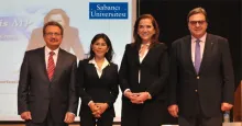 Dora Bakoyannis spoke at Sabancı University