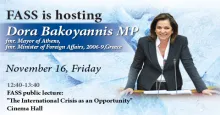 Dora Bakoyannis to speak at Sabancı University