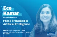 Our graduate Ece Kamar will talk about Phase Transition in Artificial Intelligence