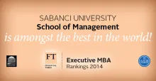 Sabanci School of Management is among the best in the world