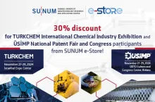 30% discount for ÜSİMP National Patent Fair and Congress Participants from SUNUM e-Store!