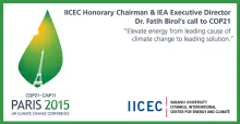 Dr. Fatih Birol's COP21 Message