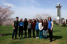 Alex Wong and students take part in the Boston Festival