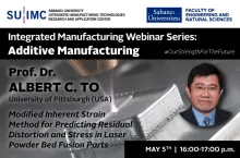 SU-IMC Thematic Webinar Series&#039;s new guest is Albert C. To
