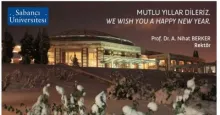 New Year Message from Nihat Berker