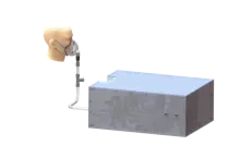 Portable ventilator to improve treatment speed for COVID-19 patients