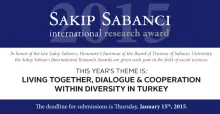 Sakıp Sabancı International Research Awards