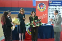 Nakiye Boyacıgiller met with students and parents of the TED Eskişehir School
