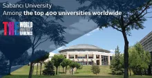 Sabancı University among the top 400 universities worldwide