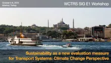 Sustainability and climate change in transport systems