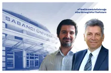FENS Dean Erkay Savaş and Faculty Member Kamer Kaya