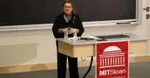 Güler Sabancı, Massachusetts Institute of Technology Sloan School of Management'de konferans verdi