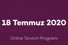 18 Temmuz 2020 Online Tanıtım Programı