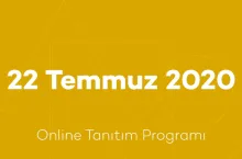 22 Temmuz 2020 Online Tanıtım Programı