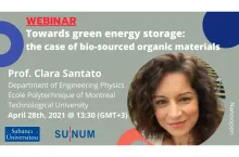 Nano Open Seminer Serisi'nin yeni konuğu Clara Santato