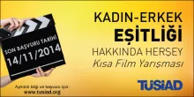 TÜSİAD “Kadın-Erkek Eşitliği” temalı kısa film yarışması