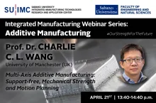 SU-IMC Tematik Seminer Serisi'nin yeni konuğu Charlie C. L. Wang