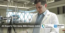 Ali Koşar'a Yılın Genç Bilim İnsanı Ödülü