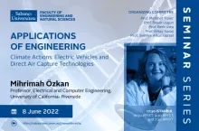 Mihrimah Özkan'dan "Climate Actions: Electric Vehicles and Direct Air Capture Technologies" semineri