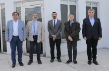 Üniversitemizi ziyaret eden Aziz Sancar: Öğrencilerin bilimsel çalışmalarından çok etkilendim