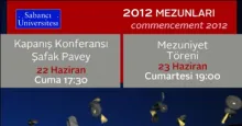 Sabancı Üniversitesi’nde mezuniyet heyecanı!