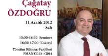 MBA Kulüp Esas Holding CEO’su Çağatay Özdoğru’yu ağırlıyor