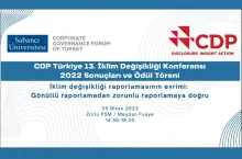 CDP Türkiye 13. İklim CDP Türkiye 13. İklim Değişikliği Konferansı 2022 Yılı Sonuçları 25 Nisan'da Açıklanacakeğişikliği Konferansı 2022 Yılı Sonuçları 25 Nisan&#039;da Açıklanacak