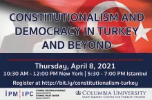 "Constitutionalism and democracy in Turkey and beyond" paneli