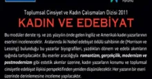 Toplumsal Cinsiyet ve Kadın Çalışmaları Dizisi 2011 "Kadın ve Edebiyat" buluşmaları