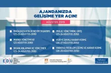 EDU’dan profesyonelleri iş hayatında ileriye taşıyan eğitimler