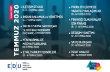EDU Açık Eğitimler Temmuz ayında da devam ediyor