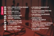 EDU Açık Eğitimler Ağustos Ayı Programı