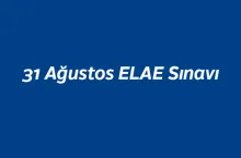 31 Ağustos 2016 ELAE St II