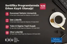 EDU Sertifika Programları’nda Erken Kayıt Olanağı