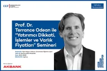 CEF Seminerlerinin Konuğu UC Berkeley’den Prof. Dr. Terrance Odean