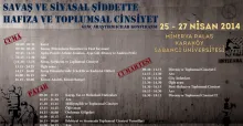 Savaş ve Siyasal Şiddette Hafıza ve Toplumsal Cinsiyet