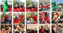 Binlerce çocuk, genç, engelli ve yaşlılar için Güneş Günü